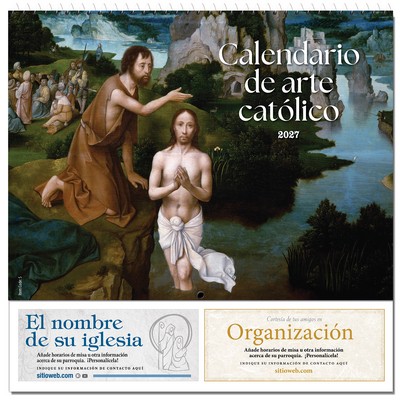 Catholic Art 2027 Wall Calendar - Spiral Bound (Spanish)