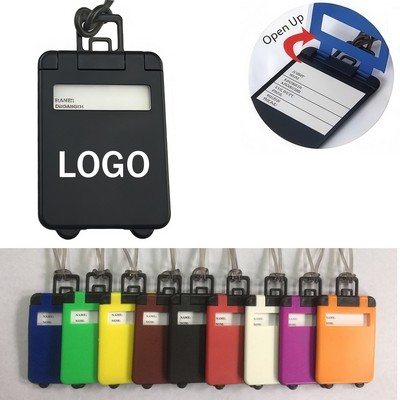 Luggage Tag with Privacy Window