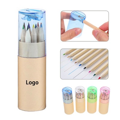 Portable Mini Drawing Colored Drawing Pencils with Sharpeners